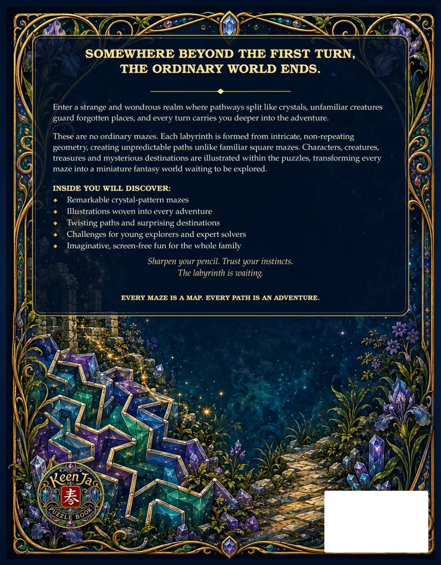 The Great Crystal Maze Adventure back cover