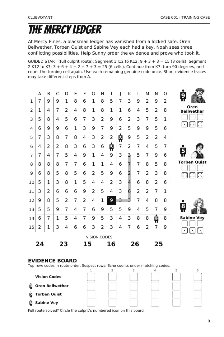 A sample detective puzzle from ClueVoyant