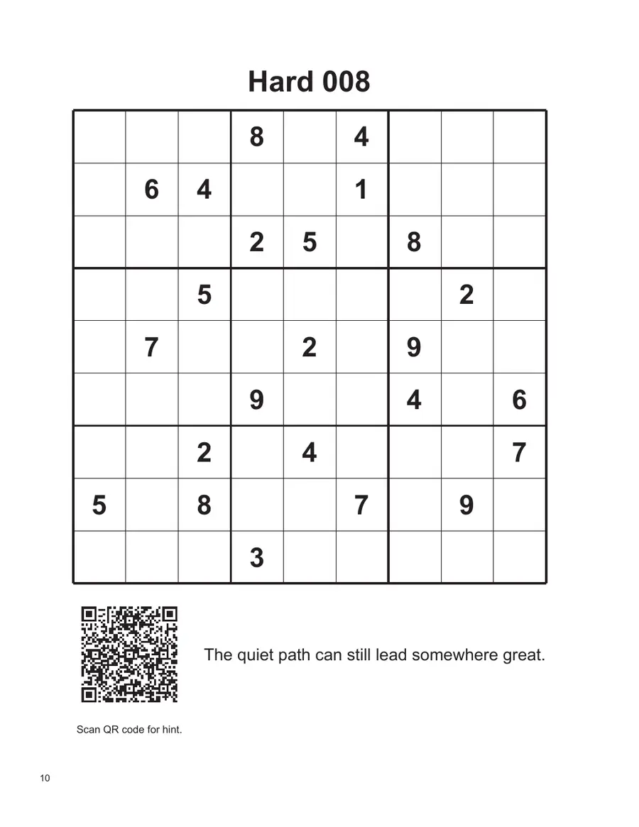 Hard 008 sample puzzle page